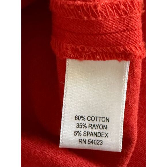 Banana Republic Red Short-Sleeve Sheath Dress - Size 4 - Picture 12 of 12